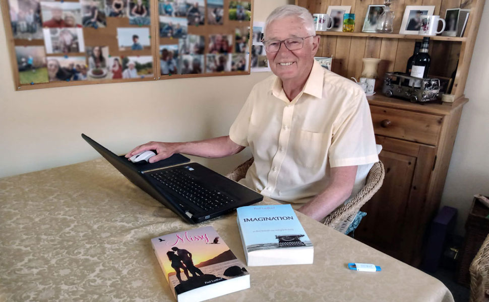 Paul Ludford working on his next book